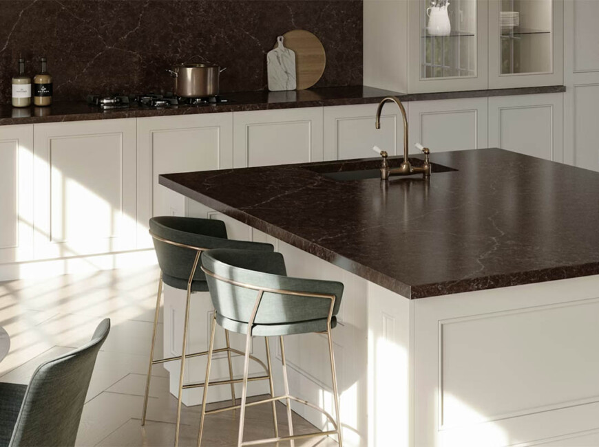 Штучний кварцовий камінь Silestone Chateau Brown — фото 7 — MAS — Modern Acrylic Stone