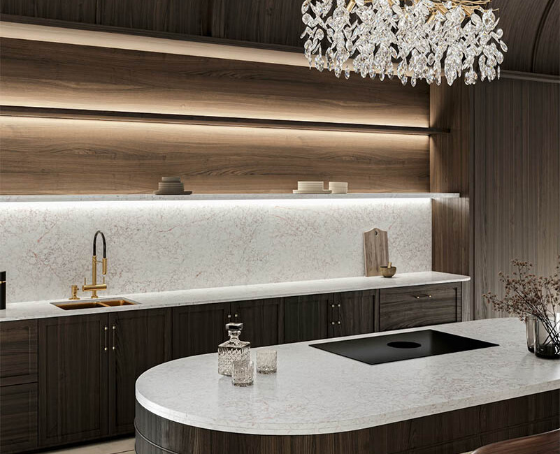 Искусственный кварцевый камень Silestone Riviére Rose — фото 5 — MAS — Modern Acrylic Stone