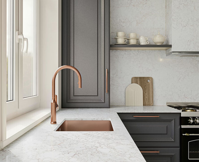 Искусственный кварцевый камень Silestone Riviére Rose — фото 8 — MAS — Modern Acrylic Stone
