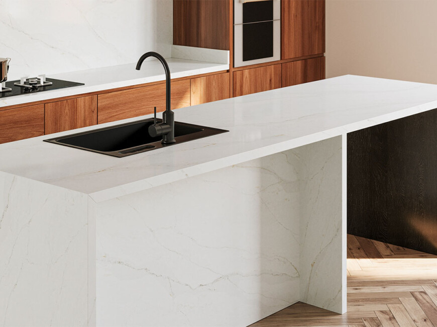 Искусственный кварцевый камень Vicostone BQ6801 Marmoris — фото 5 — MAS — Modern Acrylic Stone