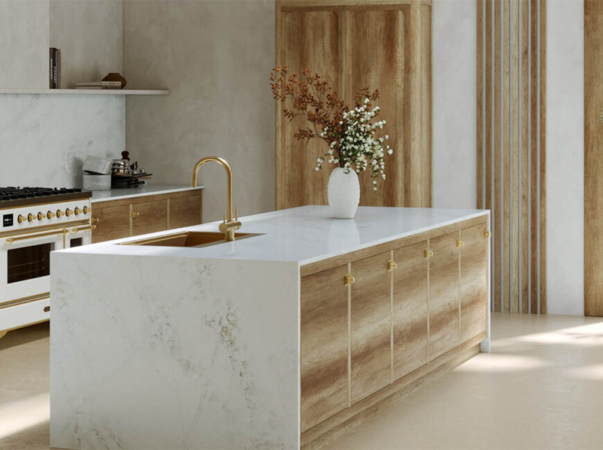 Искусственный кварцевый камень Vicostone BQ6880 Nuvolato — фото 3 — MAS — Modern Acrylic Stone