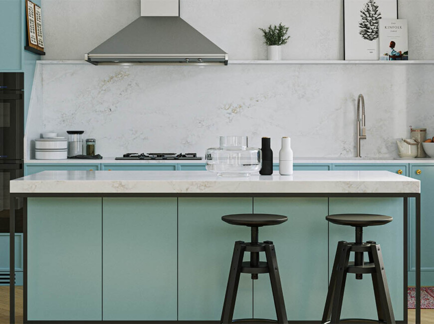 Искусственный кварцевый камень Vicostone BQ6880 Nuvolato — фото 6 — MAS — Modern Acrylic Stone
