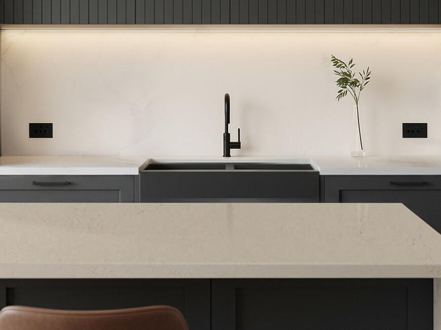 Искусственный кварцевый камень Avant Quartz 2130 Nimes Marfil — фото 4 — MAS — Modern Acrylic Stone