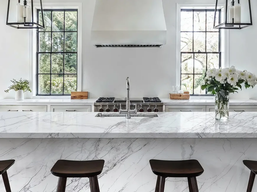 Штучний кварцовий камінь Avant Quartz 5753 Calacatta Aveyron — фото 3 — MAS — Modern Acrylic Stone