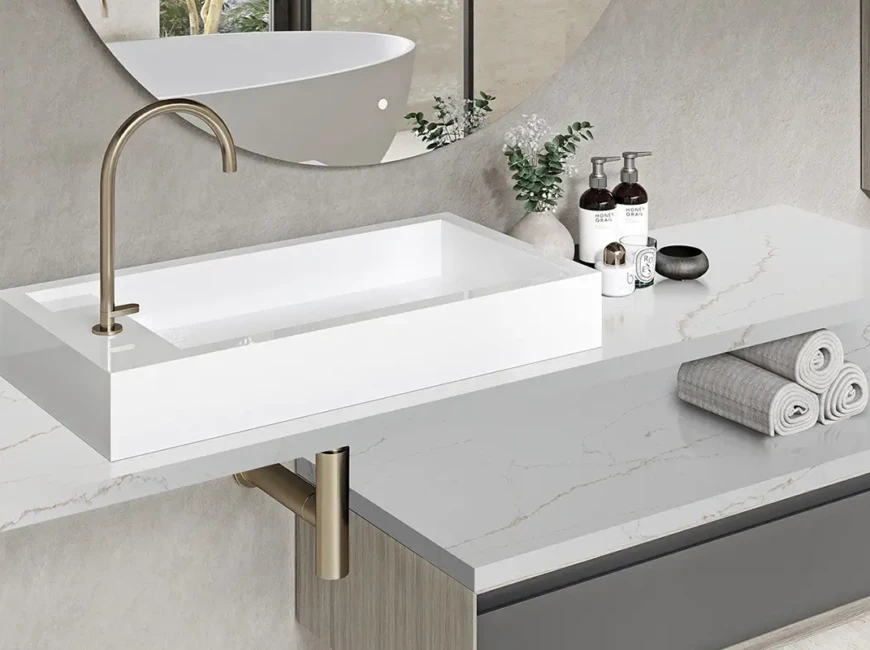 Искусственный кварцевый камень Avant Quartz 7580 Calacatta Pantin — фото 4 — MAS — Modern Acrylic Stone