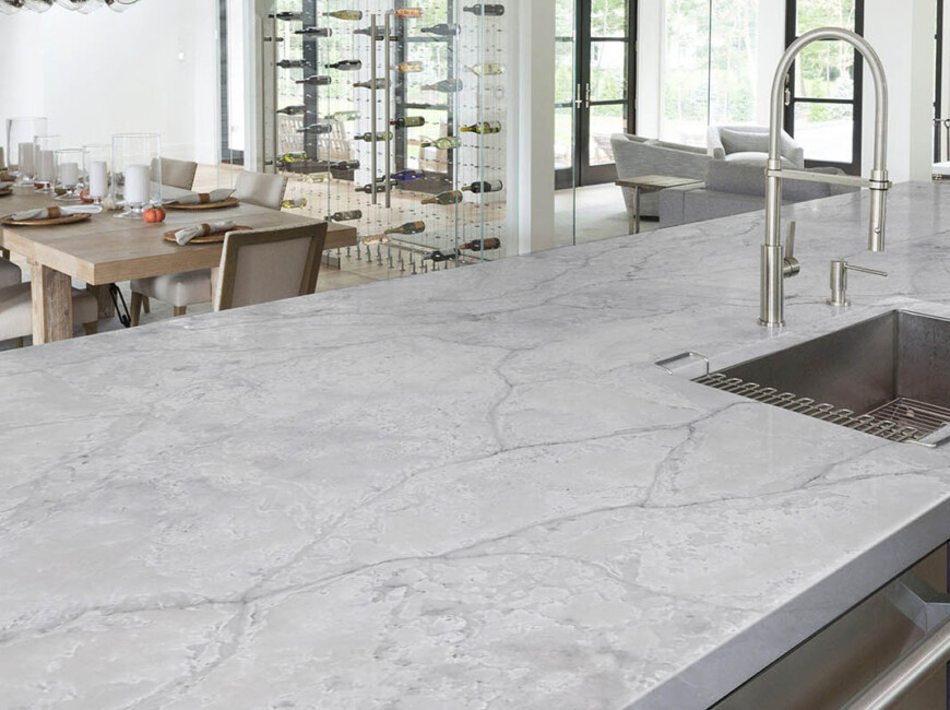 Штучний кварцовий камінь Avant Quartz 7970 Calacatta Troyes — фото 3 — MAS — Modern Acrylic Stone