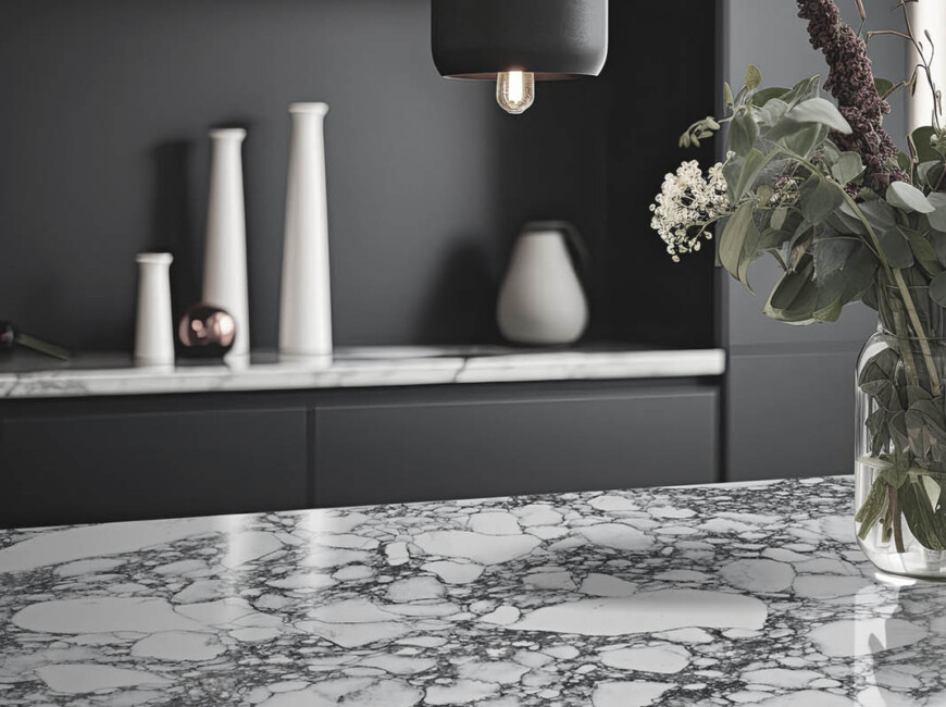 Штучний кварцовий камінь Avant Quartz 9070 Arabescato Alencon — фото 3 — MAS — Modern Acrylic Stone