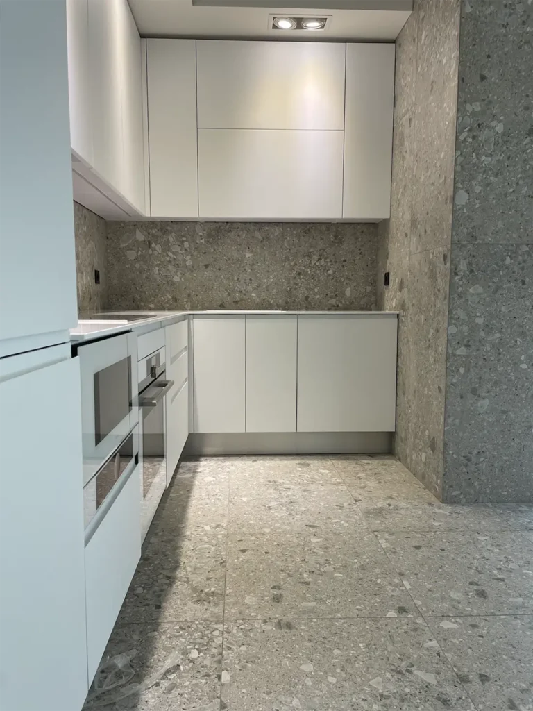 Столешница и мойка из акрилового камня Grandex A-422 Snow Pile — фото 3 — MAS — Modern Acrylic Stone