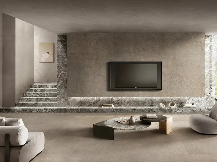 Широкоформатна керамогранітна плита Florim Marble Aubisque — фото 6 — MAS — Modern Acrylic Stone