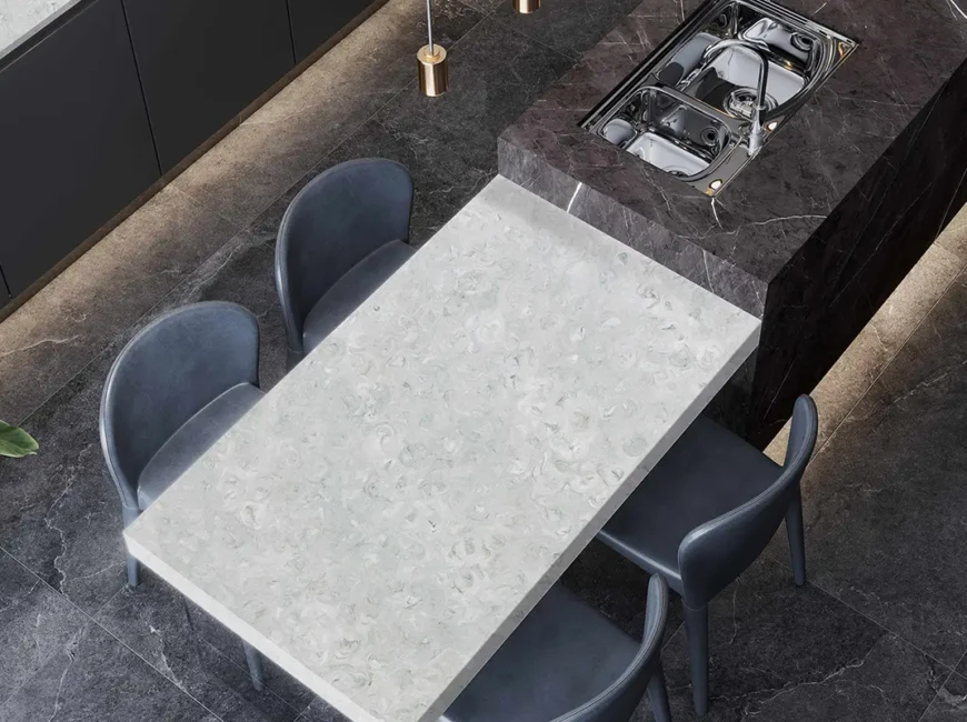 Штучний акриловий камінь Grandex M-736 Grey Mirage — фото 4 — MAS — Modern Acrylic Stone