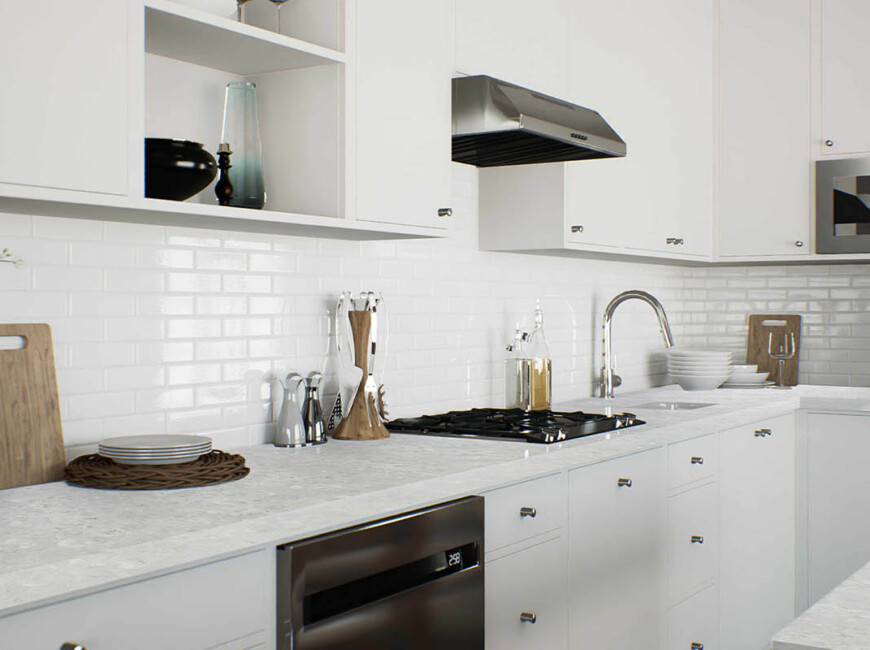 Искусственный акриловый камень Grandex M-736 Grey Mirage — фото 5 — MAS — Modern Acrylic Stone