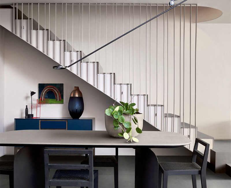 Широкоформатна керамогранітна плита Marazzi Grande Concrete Look Cementum Ash — фото 3 — MAS — Modern Acrylic Stone