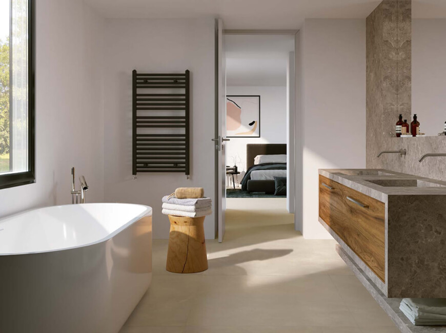 Широкоформатна керамогранітна плита Marazzi Grande Stone Look Gris Du Gent — фото 5 — MAS — Modern Acrylic Stone