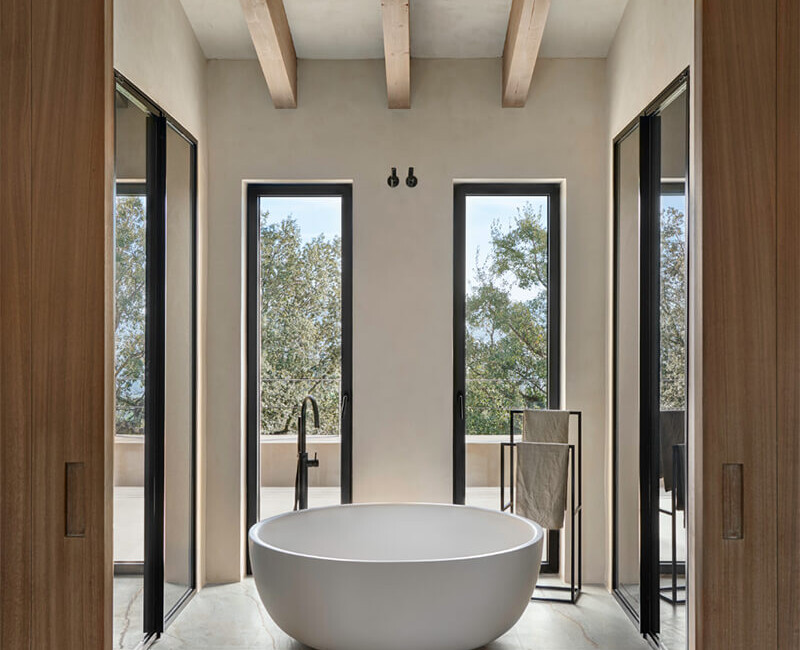 Широкоформатна керамогранітна плита Marazzi Grande Stone Look Silver Root White 3D — фото 5 — MAS — Modern Acrylic Stone