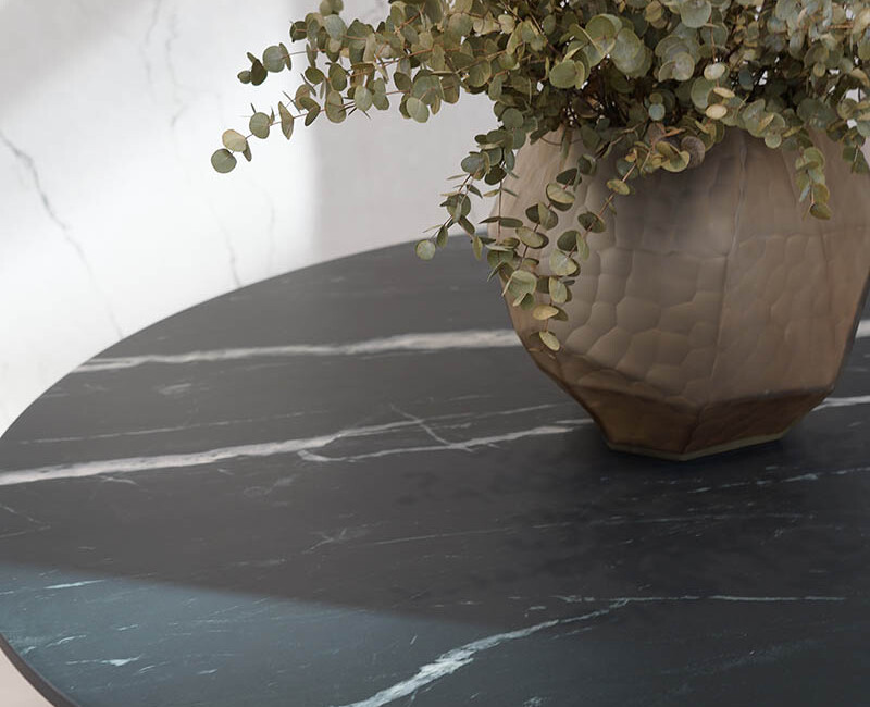 Широкоформатна керамогранітна плита Materia Black Passion Fullvein 3D — фото 3 — MAS — Modern Acrylic Stone