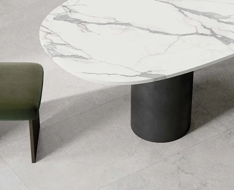 Широкоформатна керамогранітна плита Materia Statuario Select Fullvein 3D — фото 3 — MAS — Modern Acrylic Stone
