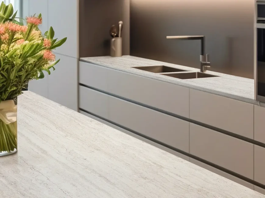 Искусственный кварцевый камень Avant Quartz 5850H Travertine Lacaze — фото 5 — MAS — Modern Acrylic Stone