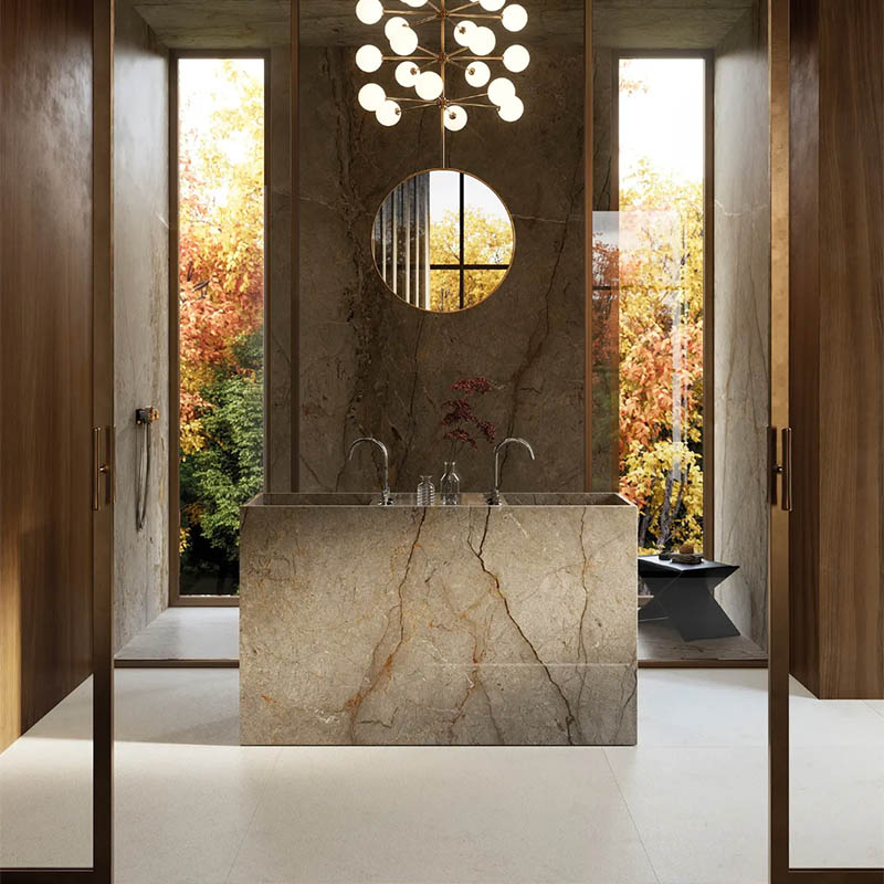 Умивальник з керамограніту для ванної кімнати — MAS — Modern Acrylic Stone