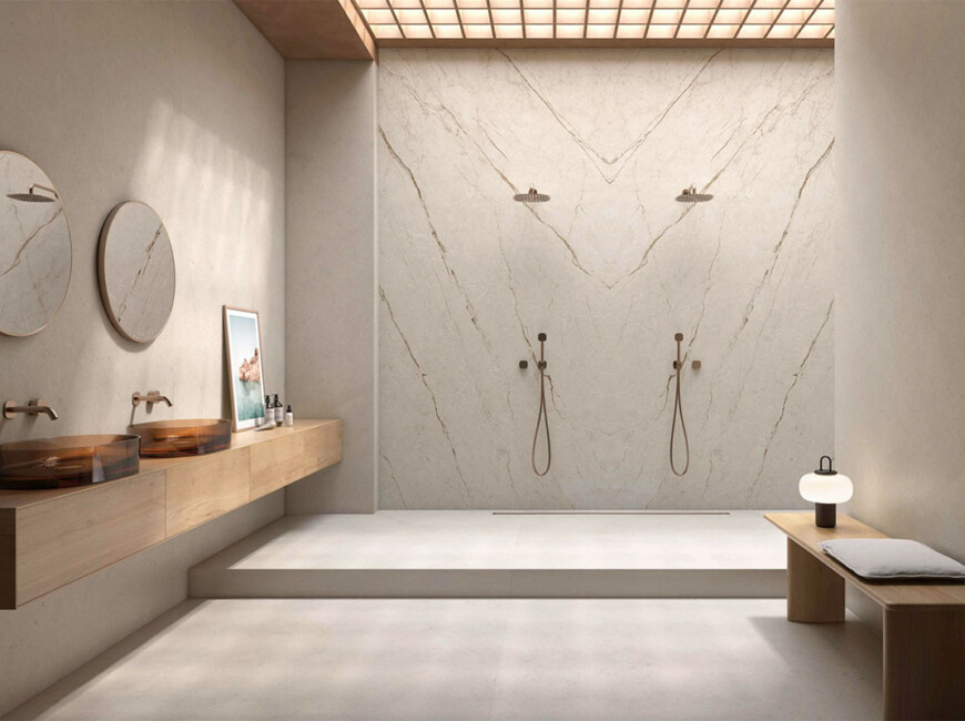 Широкоформатна керамогранітна плита Ascale Savanna Terra — фото 4 — MAS — Modern Acrylic Stone