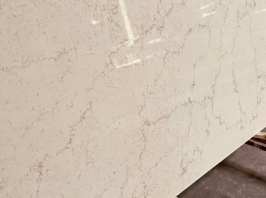 Искусственный кварцевый камень Atem Statuario Beige Light 1117 — фото 2 — MAS — Modern Acrylic Stone